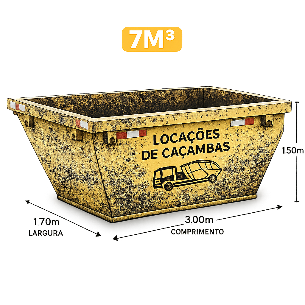 Caçamba 7m³