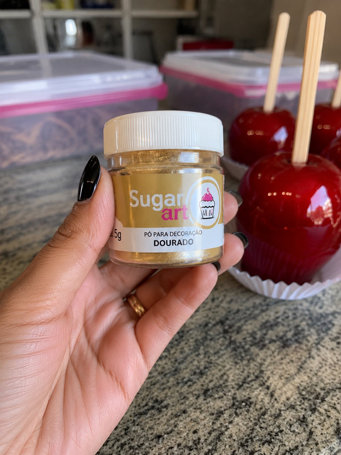 Sugar Art Dourado