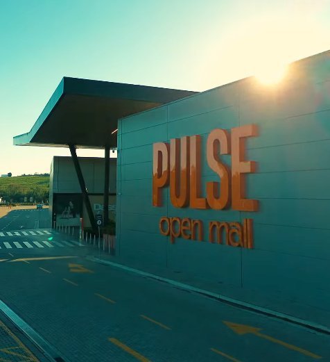 Fachada do Shopping Pulse em Chapecó, onde fica a Arena Kart Pulse
