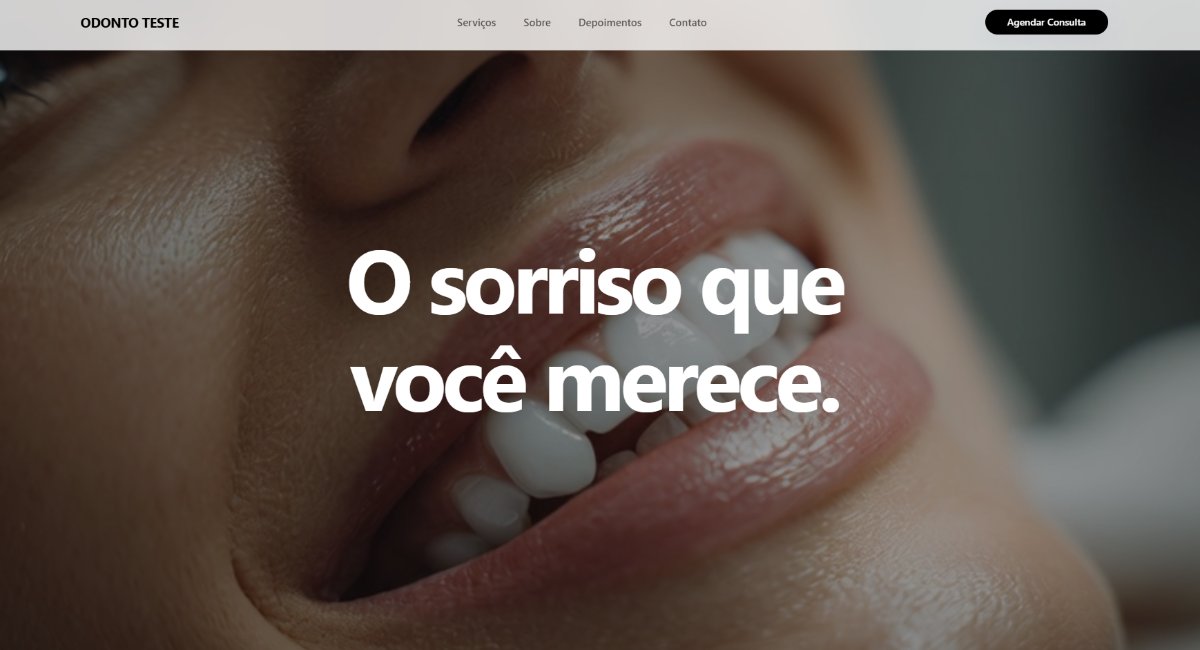 Site para Odontologia