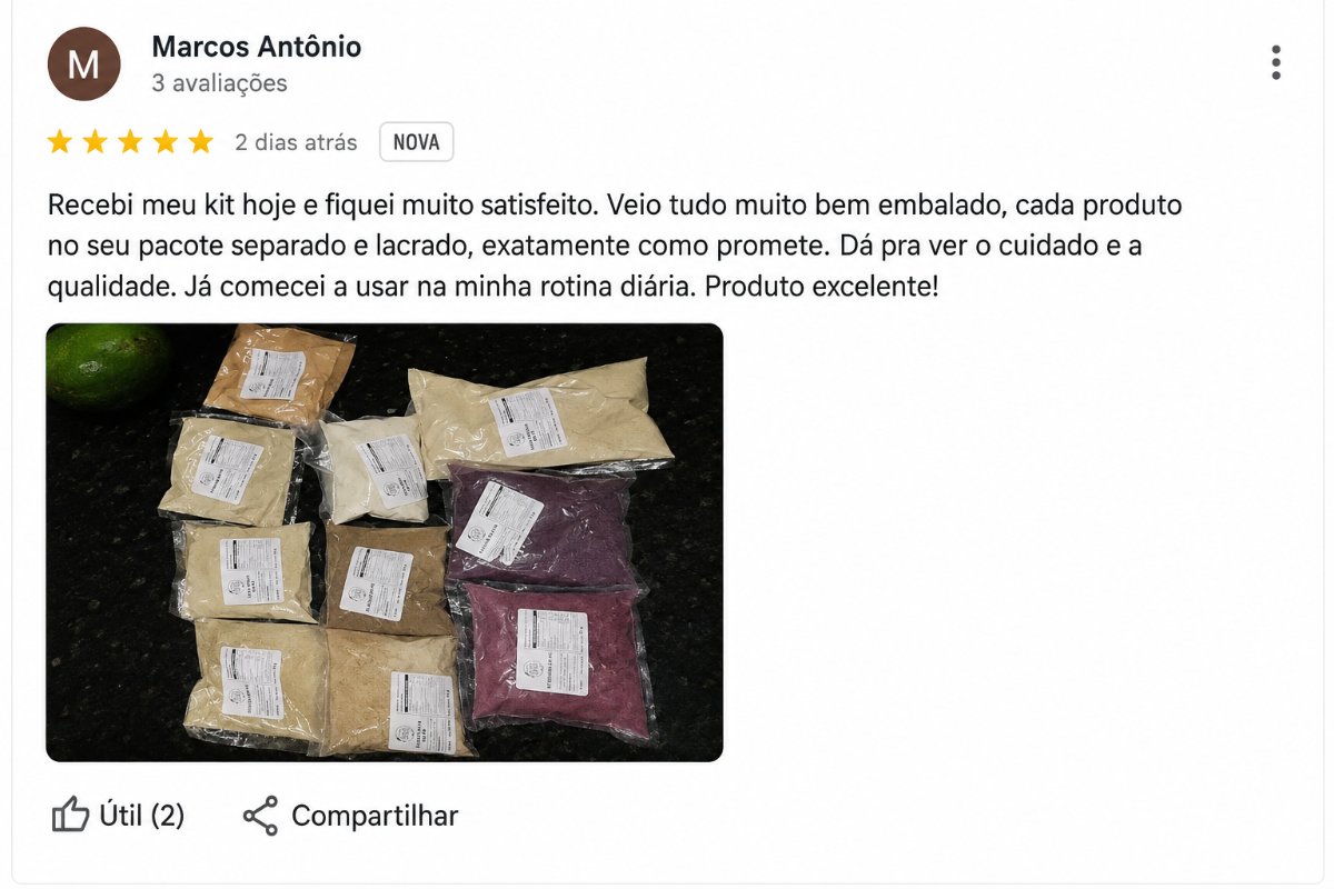 Avaliações de clientes