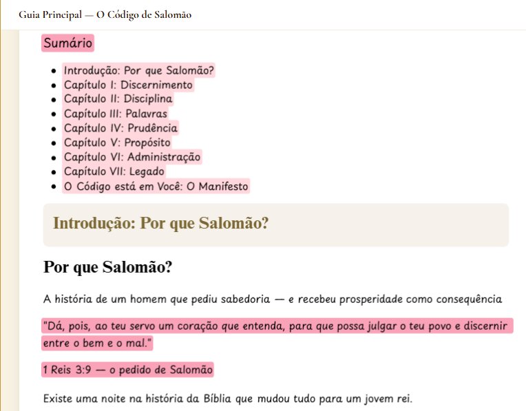 O Código de Salomão