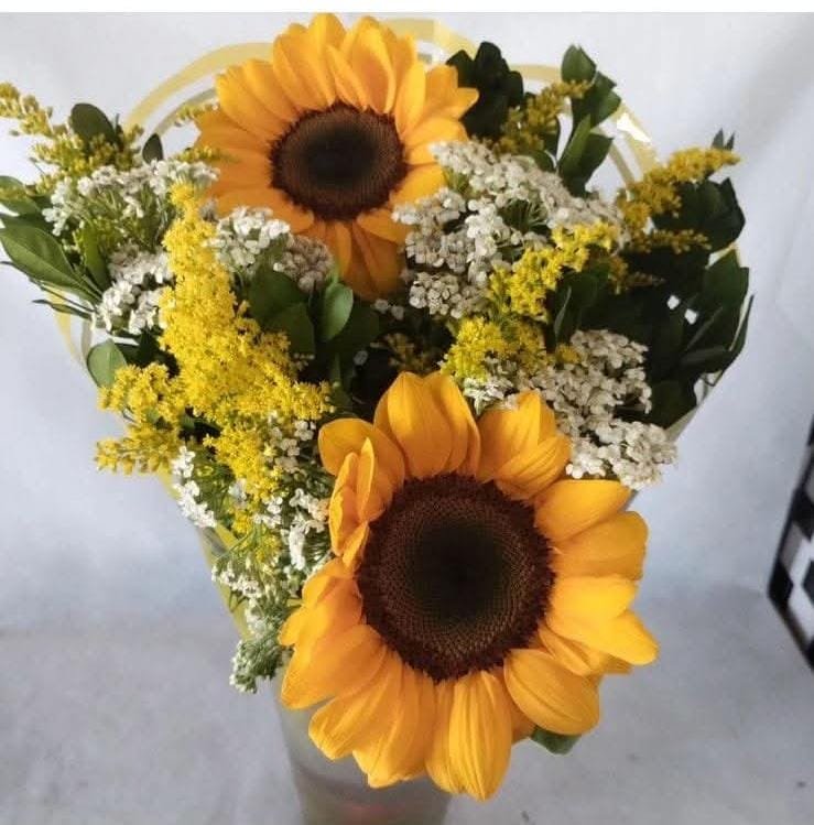 Bouquet com 2 girassóis