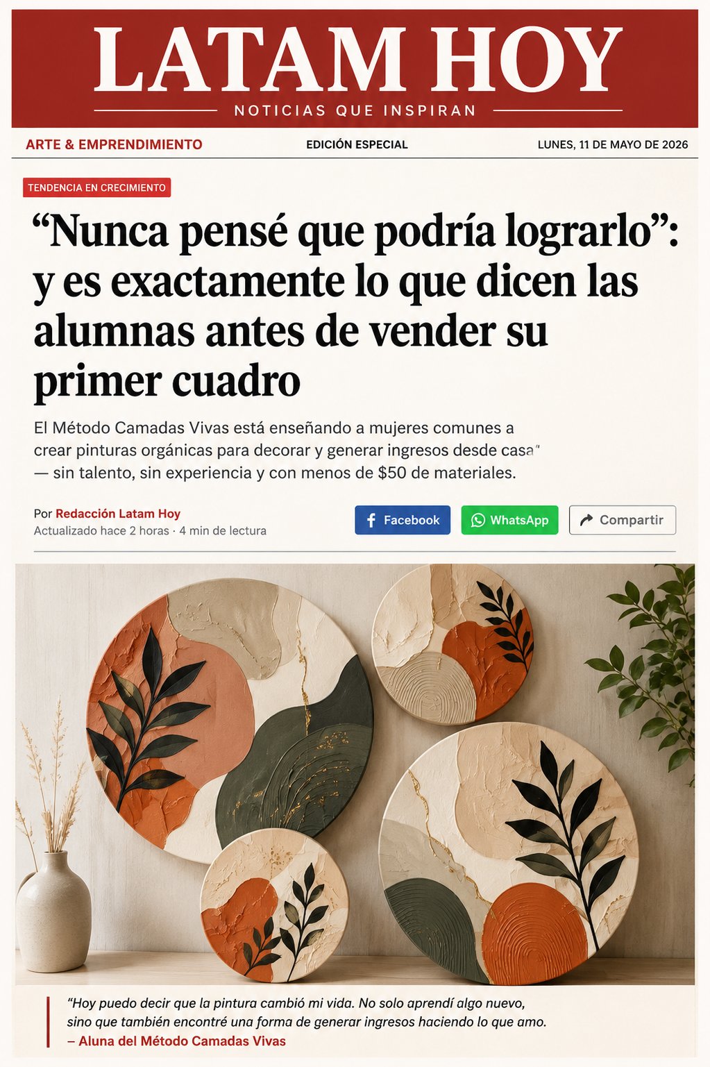 Mockup Curso de Pintura Orgánica