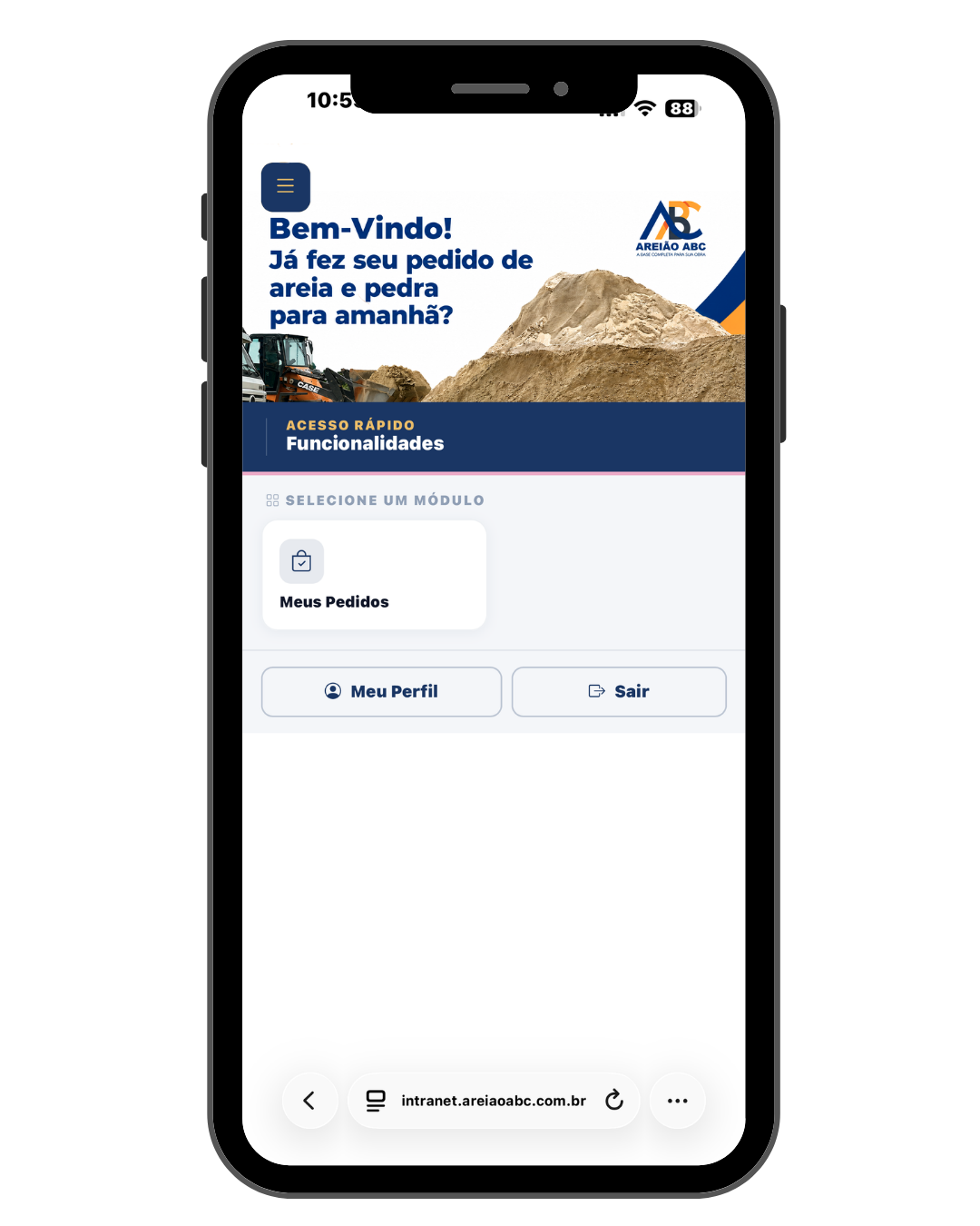 App Areião ABC - rastreio em tempo real